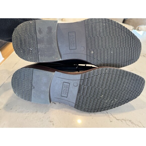 Nunn Bush Westfield Oxfords Mens 9.5 Black Comfort Gel Plain Toe - 81926-001 - Picture 7 of 8